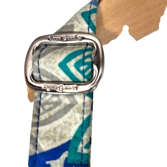 Vera Bradley Santiago Pattern Triple Zipper Hipster Crossbody Purse - Picture 7 of 11